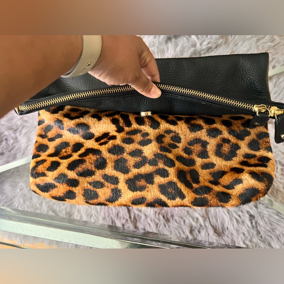 Talbots Leather and Calfskin Folding Clutch - Picture 2 of 11